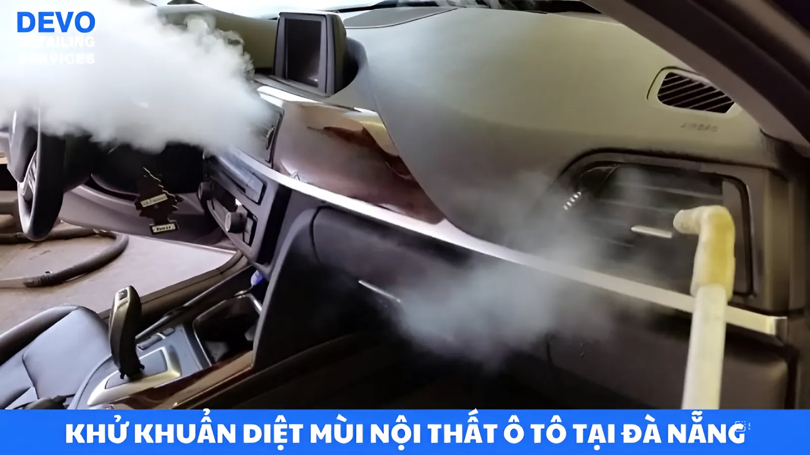 khử khuẩn diệt mùi nội thất ô tô tại Đà Nẵng