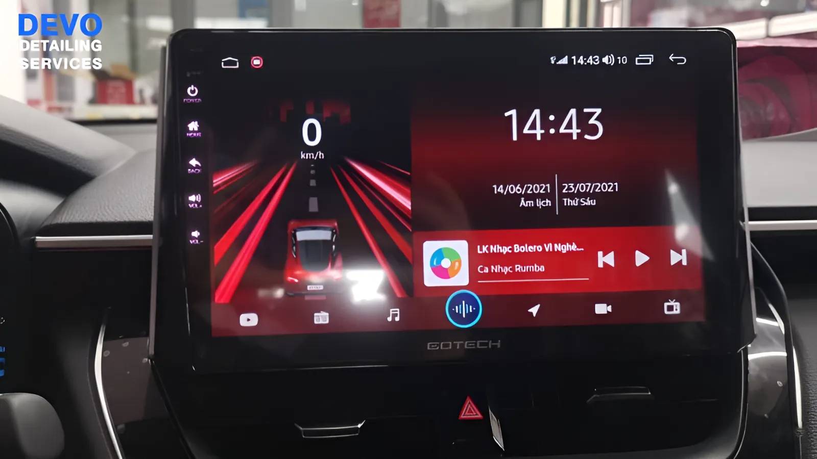màn hình android ô tô