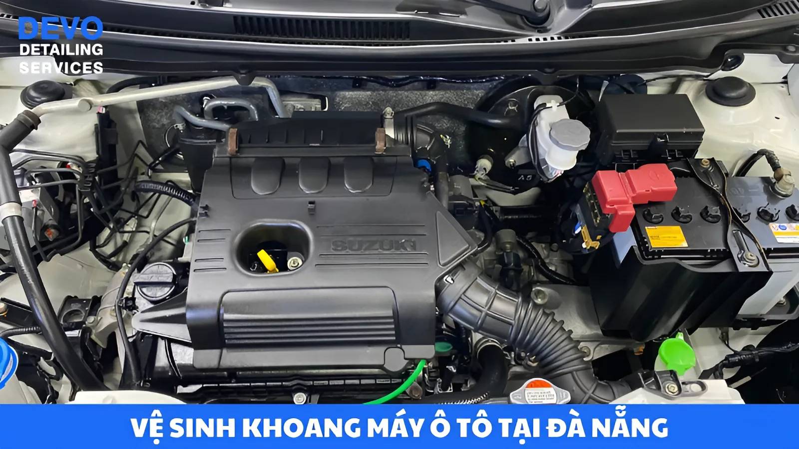 vệ sinh khoang máy ô tô tại Đà Nẵng